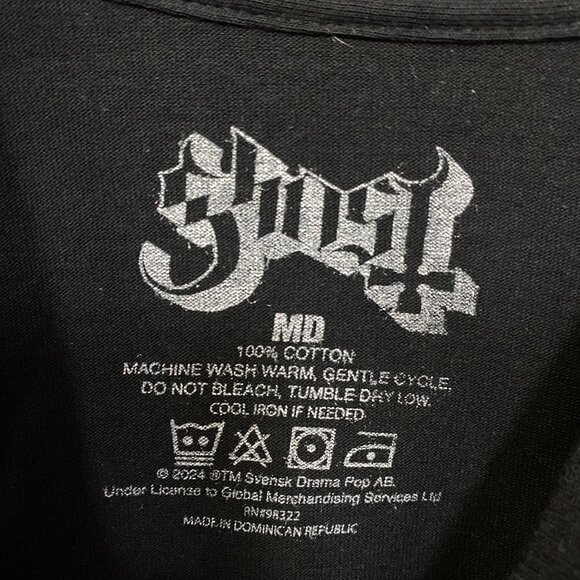 Ghost Cardinal Copia Crystal Ball Cards Heavy Metal Rock T-Shirt Medium - Picture 4 of 4